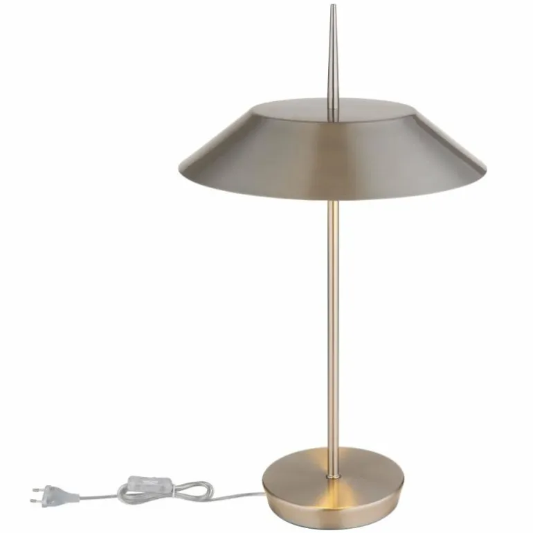 Brenlor Lampe à poser Luminaires Globo Lighting Nickel mat, 2 lumières