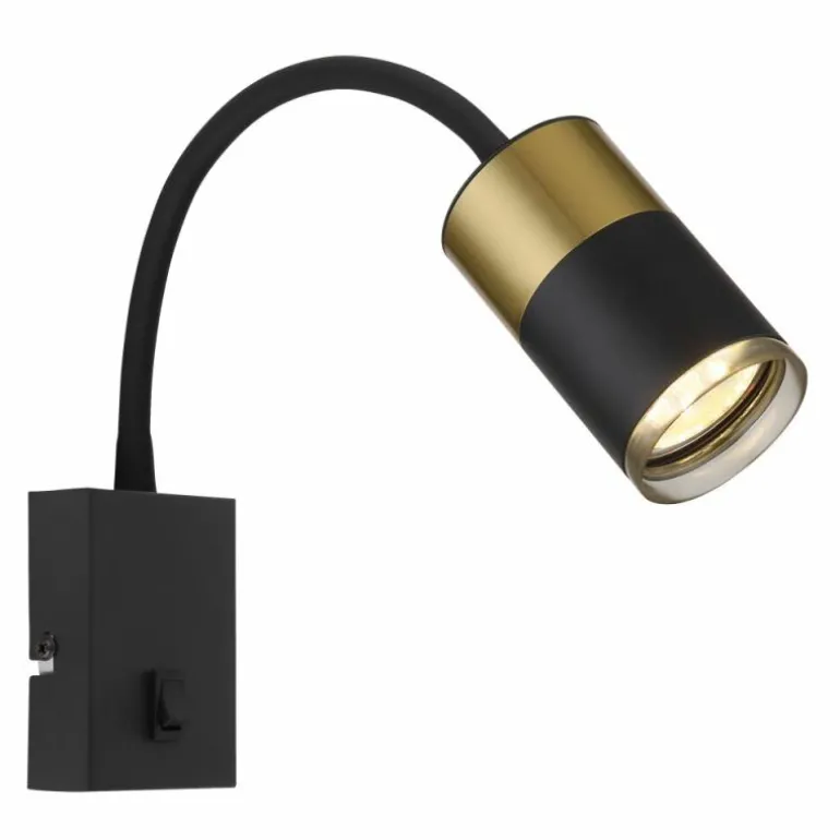 Brisbon Applique murale Luminaires Globo Lighting Noir, 1 lumière