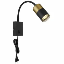 Brisbon Applique murale Luminaires Globo Lighting Noir, 1 lumière