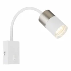 Brisbon Applique murale Luminaires Globo Lighting Blanc, 1 lumière