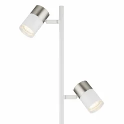 Brisbon Lampadaire Luminaires Globo Lighting Blanc, 2 lumières