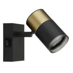 Brisbon Plafonnier, Spot de plafond, Applique murale, Spot mural Luminaires Globo Lighting Noir, 1 lumière