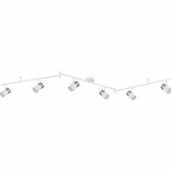 Brisbon Plafonnier, Spot de plafond, Applique murale, Spot mural Luminaires Globo Lighting Blanc, 6 lumières