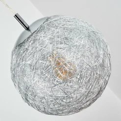 Brona Suspension, Boule lumineuse, Suspension Argenté, 1 lumière