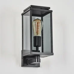 Cadafaes Lampe murale d´extérieur Noir, 1 lumière