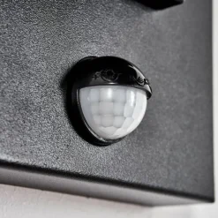 Cadafaes Lampe murale d´extérieur Noir, 1 lumière, Détecteur de mouvement