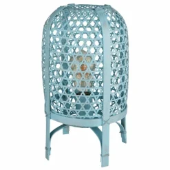 Cairo Lampe à poser Luminaires Globo Lighting Bleu, 1 lumière