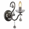Camila Applique murale Luminaires Globo Lighting Chrome, Noir, 1 lumière