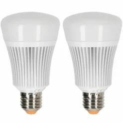 Candal E27 LED RGB 11 watt 2200-6500 Kelvin 806 lumen Lot de 2 avec télécommande