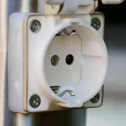 Caserta Lampadaire, Eclairage de chemin Acier inoxydable, 1 lumière