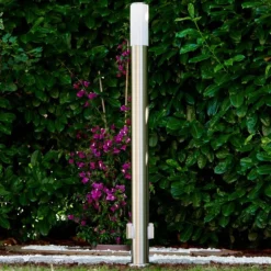 Caserta Lampadaire, Eclairage de chemin Acier inoxydable, 1 lumière