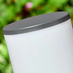 Caserta Prises électriques d'extérieur, Borne lumineuse, Eclairage de chemin Anthracite, 1 lumière, Détecteur de mouvement