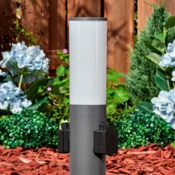 Caserta Prises électriques d'extérieur, Borne lumineuse, Eclairage de chemin Anthracite, 1 lumière