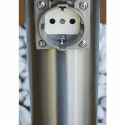 Caserta Prises électriques d'extérieur Argenté