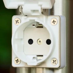 Catania Prises électriques d'extérieur Acier inoxydable