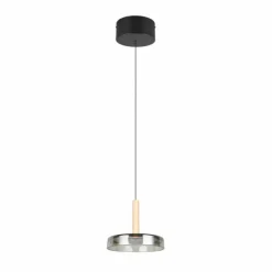 Celeste Suspension Luminaires Trio LED Noir, 1 lumière