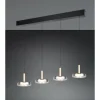 Celeste Suspension Luminaires Trio LED Noir, 1 lumière