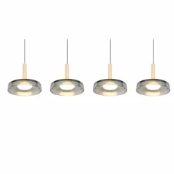 Celeste Suspension Luminaires Trio LED Noir, 1 lumière