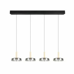 Celeste Suspension Luminaires Trio LED Noir, 1 lumière