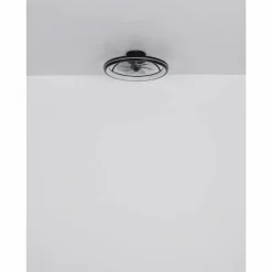 Celeste Ventilateur de plafond lumineux Luminaires Globo Lighting LED Noir, 1 lumière, Télécommandes