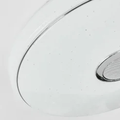 Cham Plafonnier LED Blanc, 1 lumière, Télécommandes, Changeur de couleurs