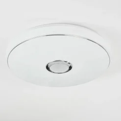 Cham Plafonnier LED Blanc, 1 lumière, Télécommandes, Changeur de couleurs