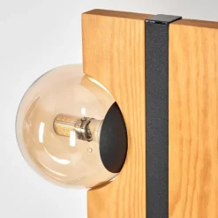 Chehalis Boule lumineuse, Lampadaire Écru, Noir, 6 lumières