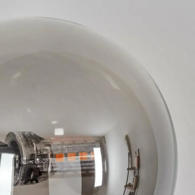 Chehalis Boule lumineuse, Applique murale Ambre, Fumé, 3 lumières