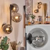 Chehalis Boule lumineuse, Applique murale Fumé, 3 lumières