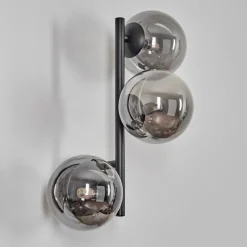 Chehalis Boule lumineuse, Applique murale Fumé, 3 lumières