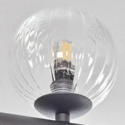 Chehalis Plafonnier, Boule lumineuse Clair, 8 lumières