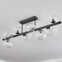 Chehalis Plafonnier, Boule lumineuse Clair, 8 lumières