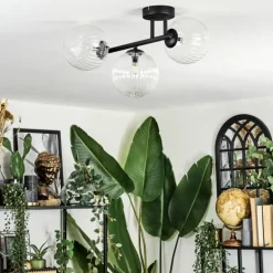 Chehalis Plafonnier, Boule lumineuse Clair, 3 lumières