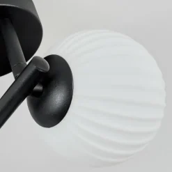 Chehalis Plafonnier, Boule lumineuse Blanc, 3 lumières