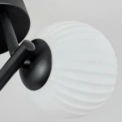 Chehalis Plafonnier, Boule lumineuse Blanc, 3 lumières