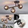 Chehalis Plafonnier, Boule lumineuse Fumé, 3 lumières