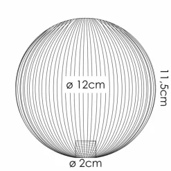 Chehalis Verre de rechange 12 cm Clair