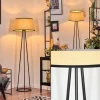 Chellas Lampadaire beige, Noir, 1 lumière