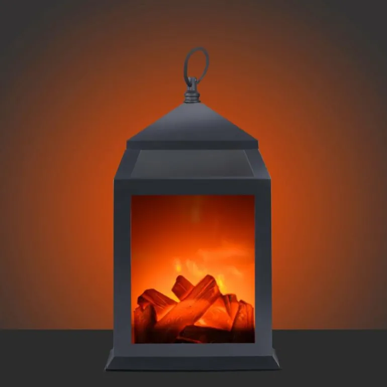 Cheminée Leuchten-Direkt CHIMNEY LED Noir, 6 lumières