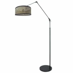 Chic Lampadaire Luminaires Steinhauer Noir, 1 lumière