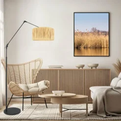 Chic Lampadaire Luminaires Steinhauer Noir, 1 lumière