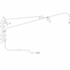 Classy Applique murale Luminaires Steinhauer Noir, 1 lumière