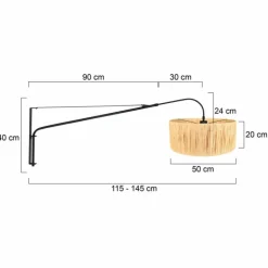 Classy Applique murale Luminaires Steinhauer Noir, 1 lumière