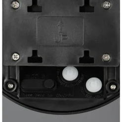 Cobre Applique murale Luminaires Reality LED Noir, 1 lumière, Détecteur de mouvement