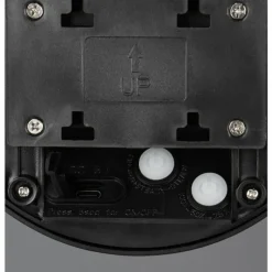 Cobre Applique murale Luminaires Reality LED Noir, 1 lumière, Détecteur de mouvement