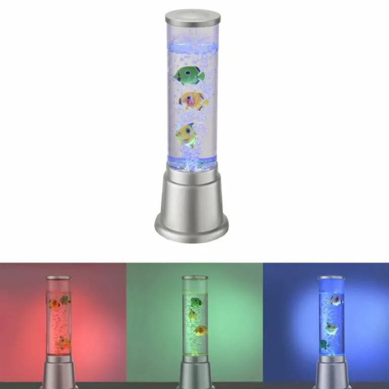 Colonne d'eau Leuchten-Direkt AVA LED Argenté, 1 lumière, Changeur de couleurs