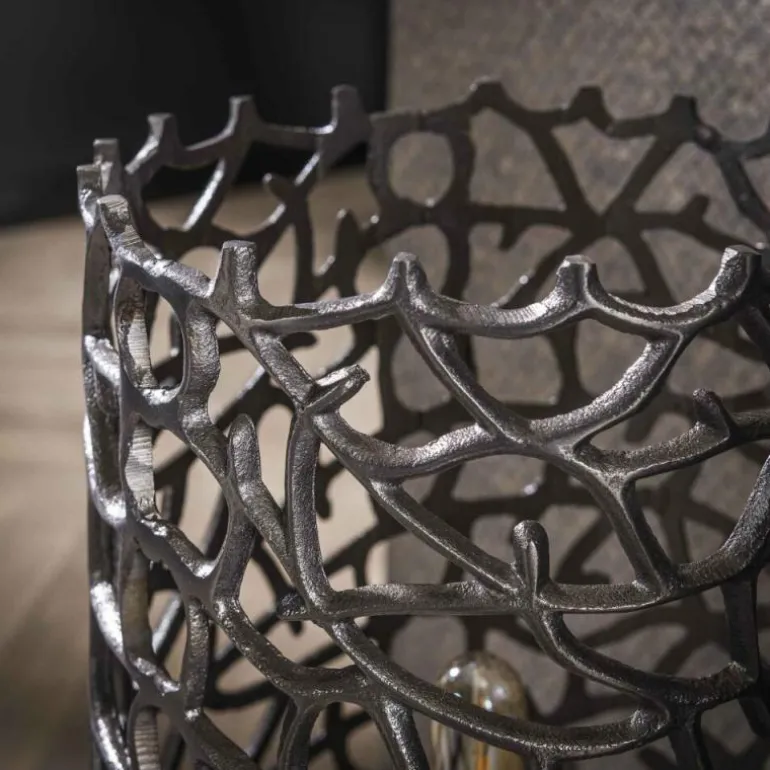 Cortecega Lampadaire Noir, 3 lumières