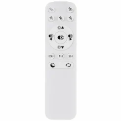 Corusso Ventilateur de plafond lumineux Luminaires Globo Lighting LED Chrome, 1 lumière, Télécommandes