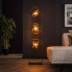 Cosmos Lampadaire Anthracite, 3 lumières