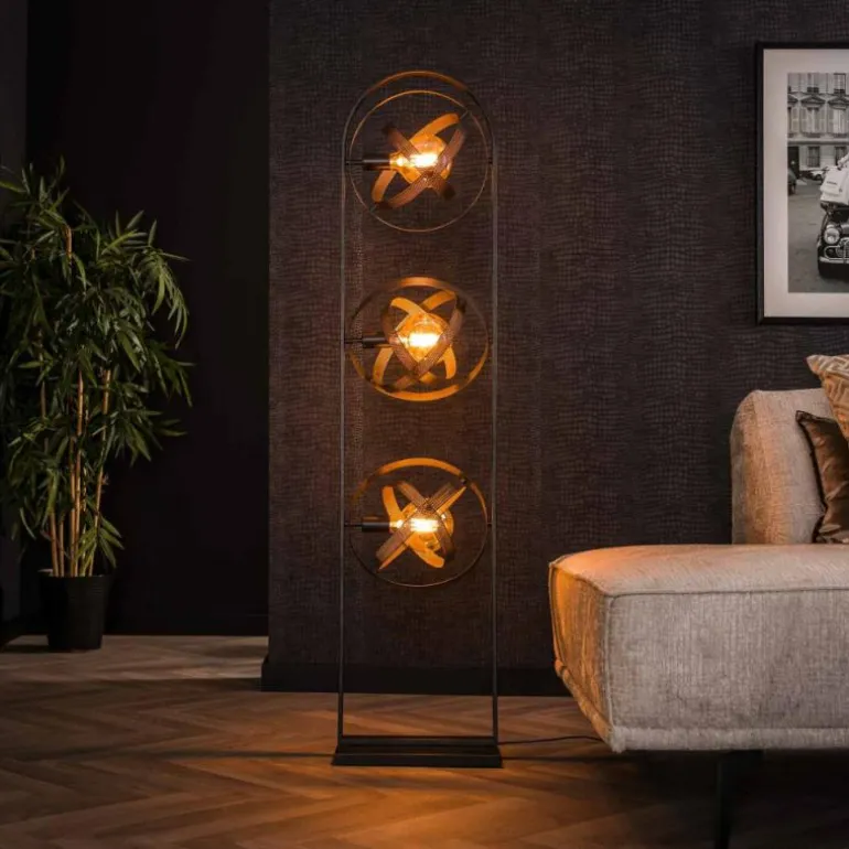 Cosmos Lampadaire Anthracite, 3 lumières